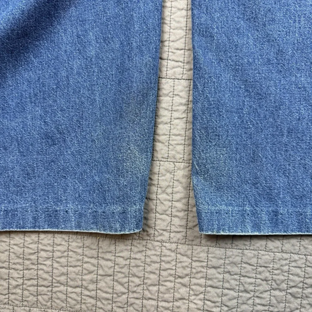 Vtg LL Bean Jeans Men's 36x34 (32x31) Blue‎ Denim Straight Leg Union Made In USA